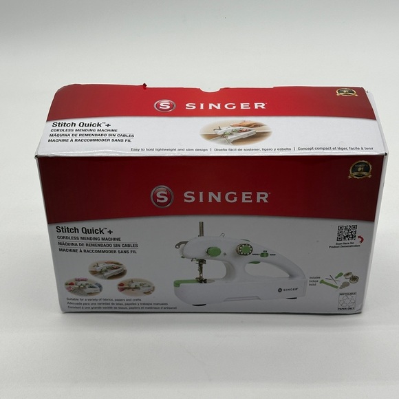 NEW Singer Stitch Quick Plus + Cordless Mending Machine Sewing Repairs BNIB - Picture 4 of 4